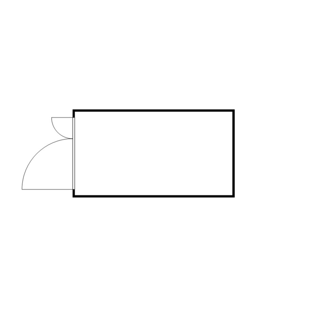Numéro de l'image du produit 2: Conteneur pour substances dangereuses SAFE Tank 1350, installation à l'extérieur, ALG, galvanisé, monté, dimensions extérieures 4 350x2 170x2 300 mm, porte à doubles battants (division asymétrique), au centre du côté avant, surface de