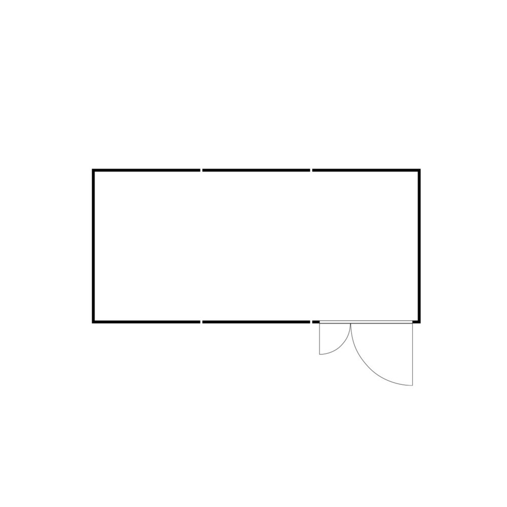 N° de l'image du produit 2 : Conteneur pour substances dangereuses SAFE Tank 3000 isolé CONTROL, dispositif antidéflagrant automatisé pour une efficacité énergétique et une sécurité maximales, dimensions extérieures 3 350x6 520x2 560 mm, porte à doubles battants
