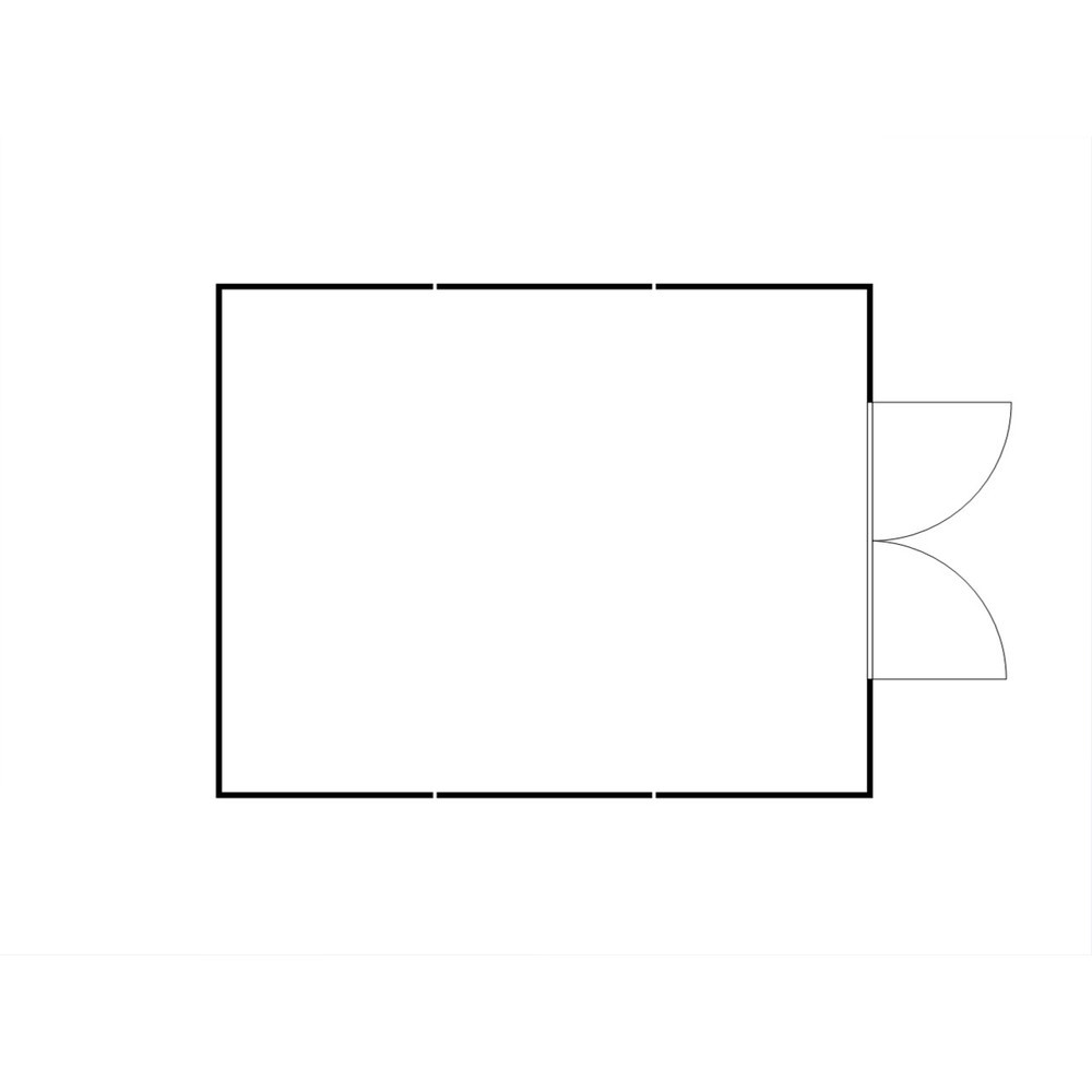 Numéro de l'image du produit 2: Conteneur pour substances dangereuses SAFE Tank 5000 ECO, efficacité énergétique grâce à la commande du ventilateur en fonction des besoins, dimensions extérieures 5 380x6 520x2 520 mm, porte à doubles battants, au centre du côté large,