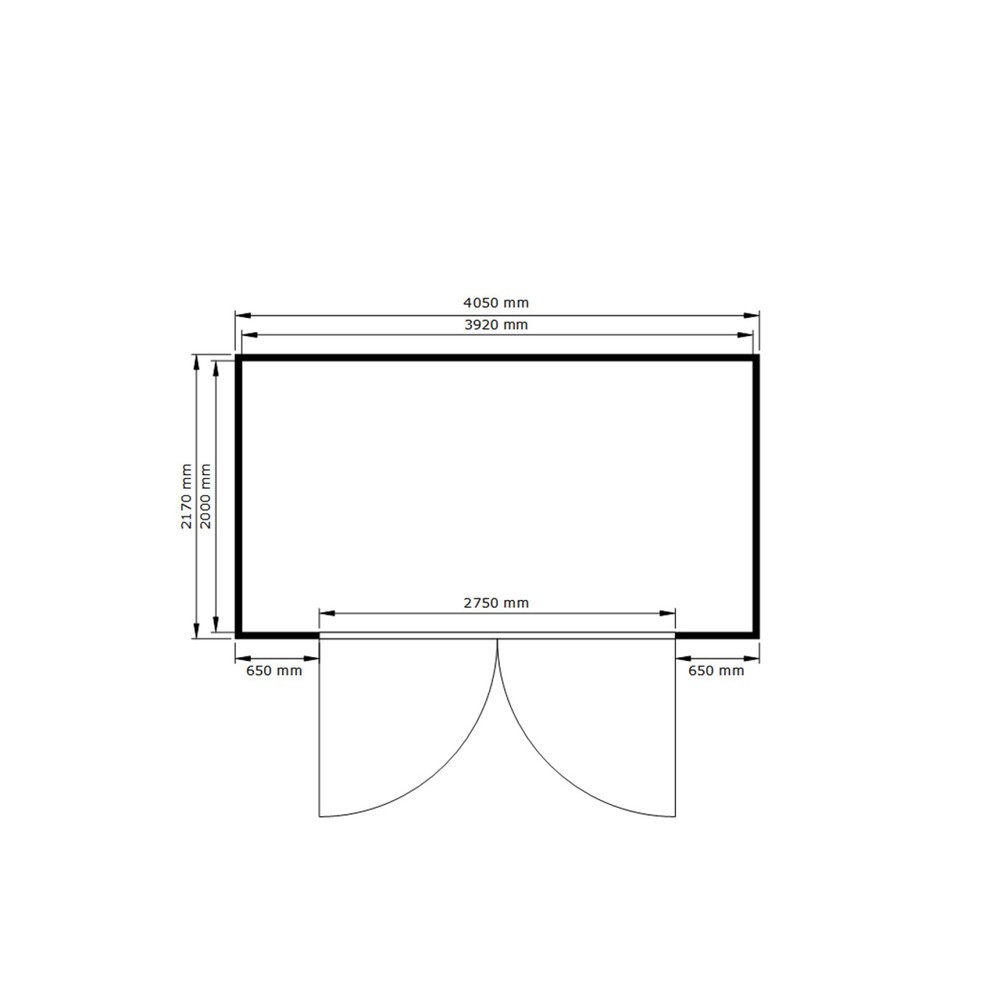 Numéro de l'image du produit 2: Conteneur pour substances dangereuses SAFE Tank 1350, galvanisé, monté, WGK, installation à l'intérieur et à l'extérieur, dimensions extérieures 4 050x2 170x2 300 mm, porte à doubles battants, au centre du côté large, surface de stockage