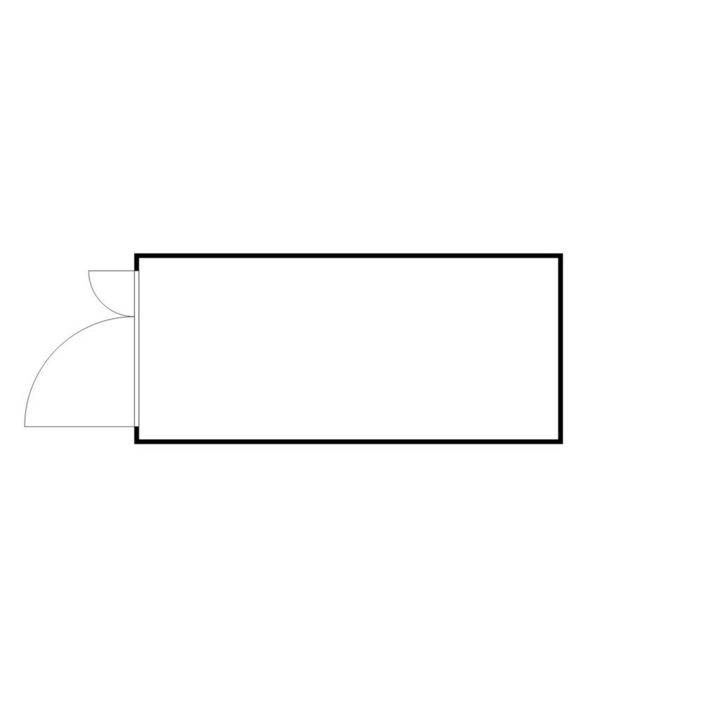 Numéro de l'image du produit 2: Conteneur pour substances dangereuses SAFE Tank 1700, galvanisé, monté, WGK, installation à l'intérieur et à l'extérieur, dimensions extérieures 5 080x2 170x2 300 mm, porte à doubles battants (division asymétrique), au centre du côté avant,