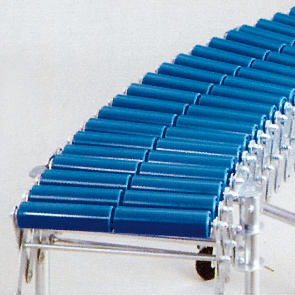 Convoyeur à rouleaux à ciseaux, longueur 4,0 à 9,6 m, largeur 300 mm N° de l'image du produit 3 : Convoyeur à rouleaux à ciseaux, longueur 4,0 à 9,6 m, largeur 300 mm