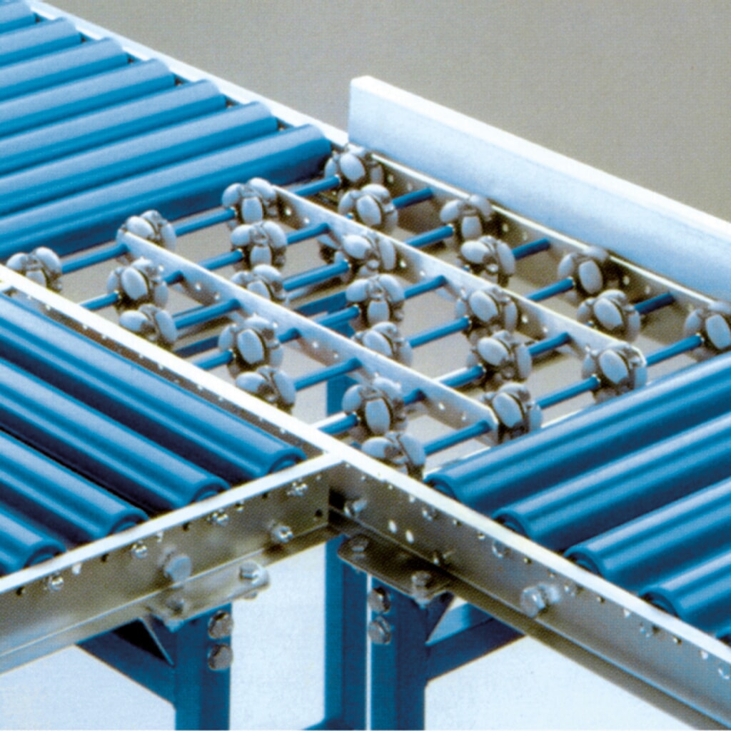 Convoyeur à rouleaux multidirectionnel BLUME, L x l 500 x 600 mm, paliers de 50 mm N° de l'image du produit 2 : Convoyeur à rouleaux multidirectionnel BLUME, L x l 500 x 600 mm, paliers de 50 mm