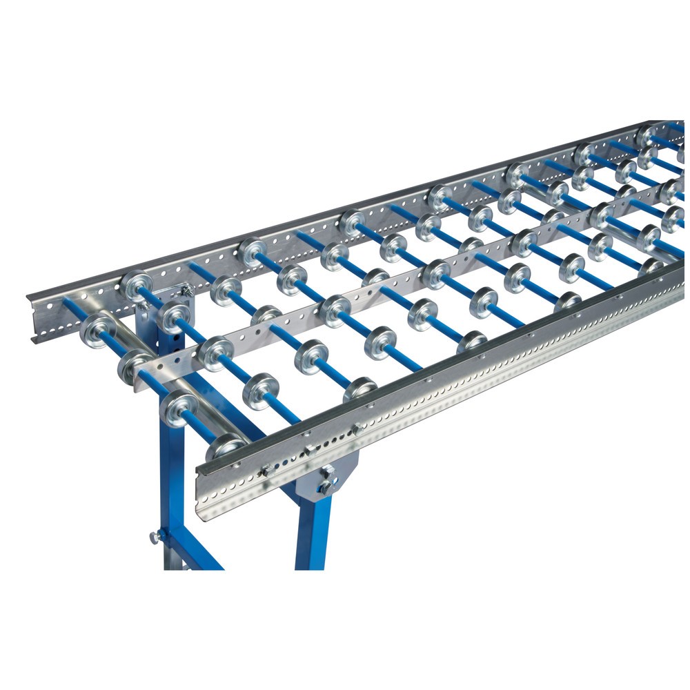Illustration du produit: Convoyeur léger à roulettes, roulettes en acier, Ø 48 mm, L x l : 1 000 x 300 mm, entraxe : 200 mm