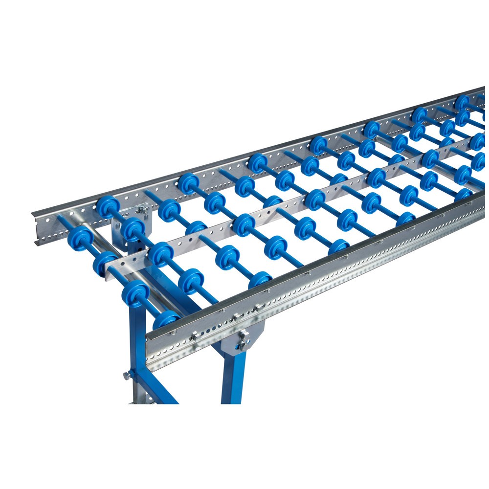 Illustration du produit: Convoyeur léger à roulettes, roulettes en plastique, Ø 48 mm, L x l : 1 000 x 300 mm, entraxe : 200 mm