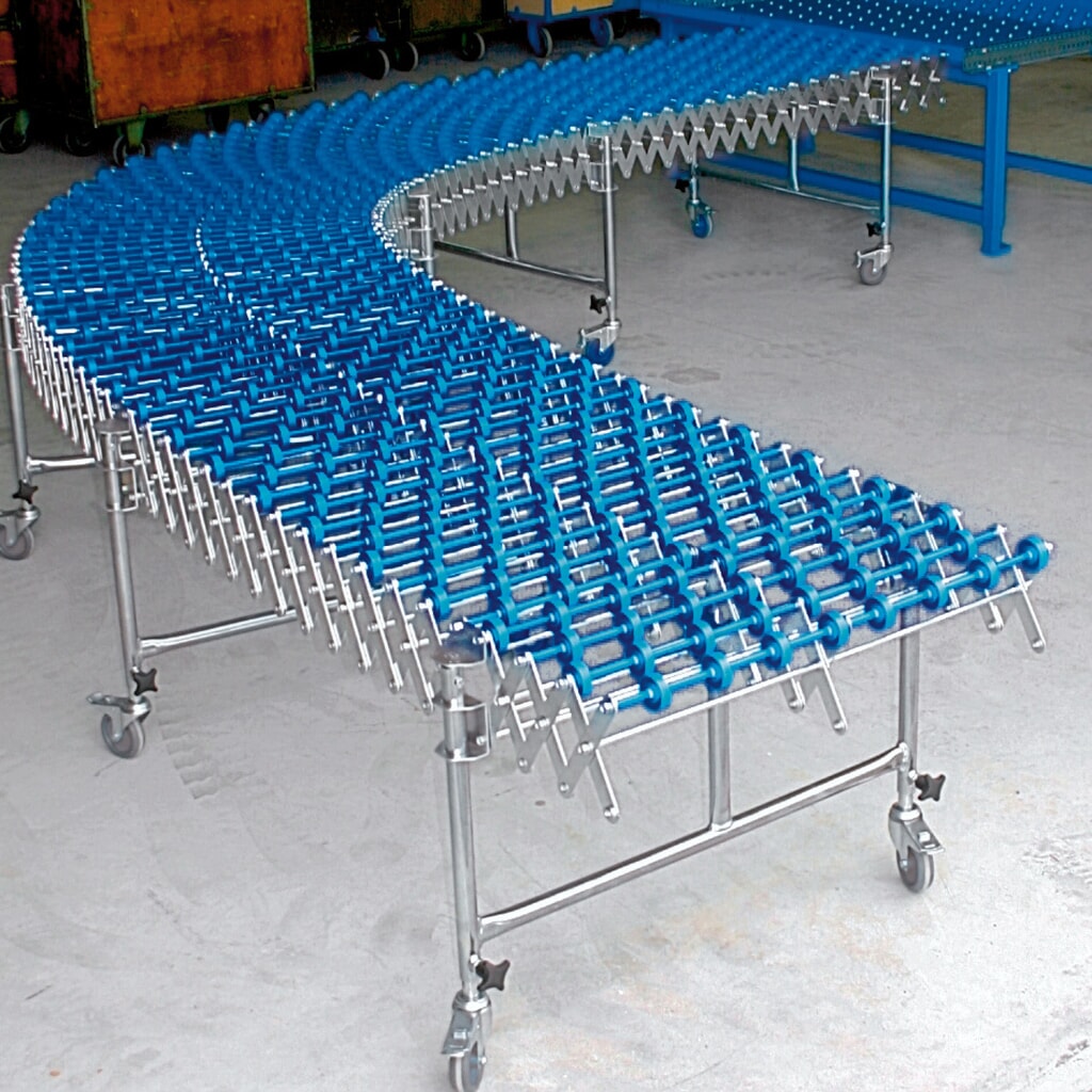 N° de l'image du produit 3 : Convoyeur à roulettes à ciseaux, longueur 1,2 à 4,4 m, largeur 400 mm