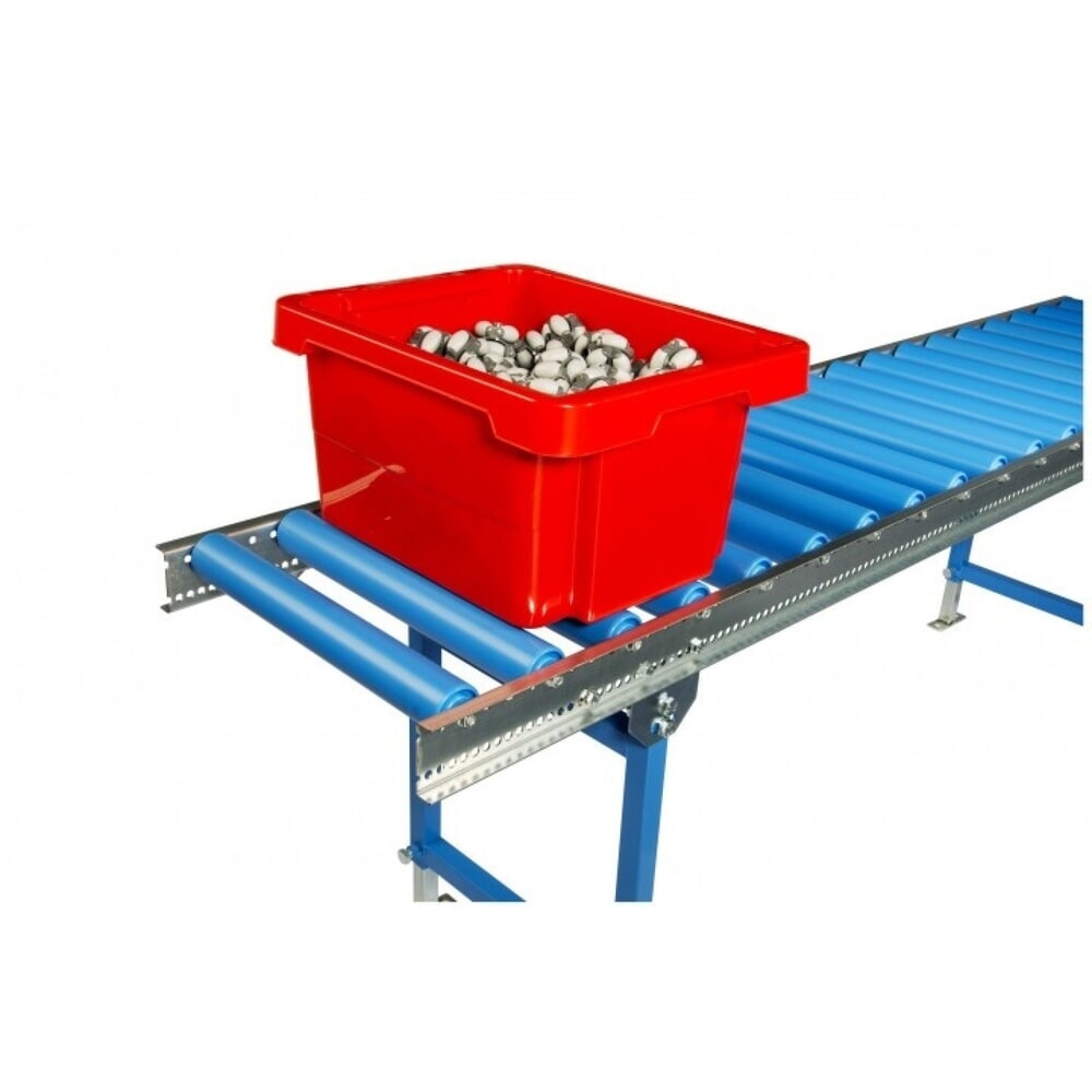 Numéro de l'image du produit 5: Convoyeur léger à rouleaux, rouleaux en plastique, Ø 50 mm, L x l : 1 000 x 400 mm, entraxe : 100 mm