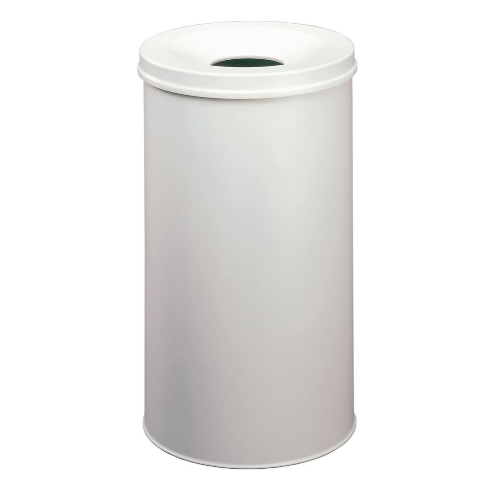 Numéro de l'image du produit 1: Corbeille à papier de sécurité DURABLE®, en acier, 60 litres, couvercle étouffoir, grise