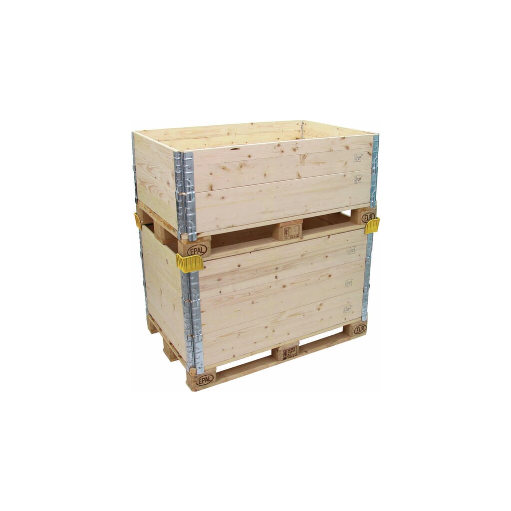 N° de l'image du produit 2 : Cornières empilables pour rehausse en bois, L x l x h 90 x 25 x 45 mm