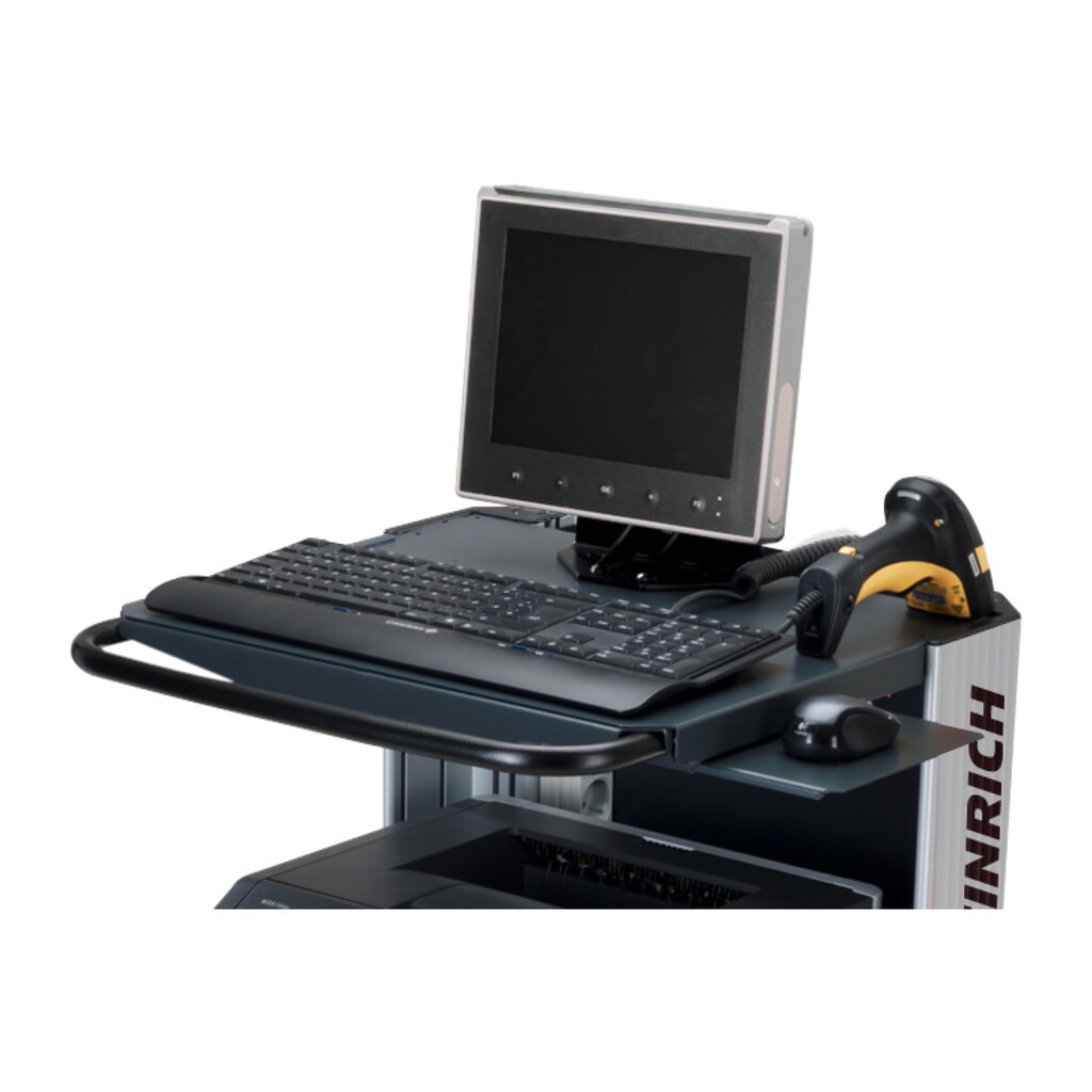 Illustration du produit: Coulisse pour clavier et souris pour poste de travail mobile WMD Jungheinrich