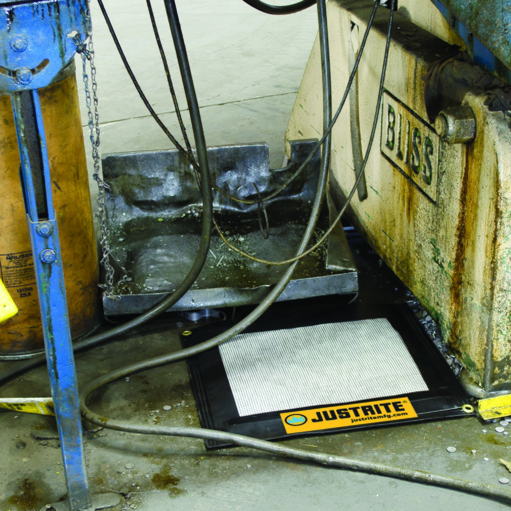 Numéro de l'image du produit 2: Coussinet absorbant Justrite, remplissage ultérieur possible, L x l 580 x 530 mm, capacité 5 l