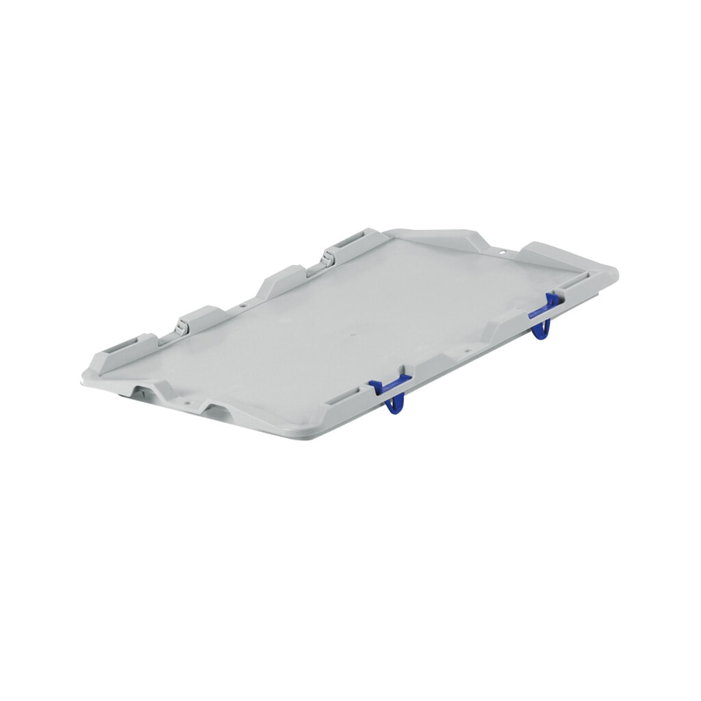Couvercle avec charnières pour Eurobox Premium, pour volume de 5 litres Illustration du produit: Couvercle avec charnières pour Eurobox Premium, pour volume de 5 litres