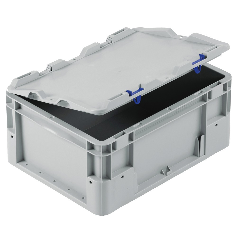 N° de l'image du produit 2 : Couvercle avec charnières pour Eurobox Premium, pour volume de 10 à 20 litres