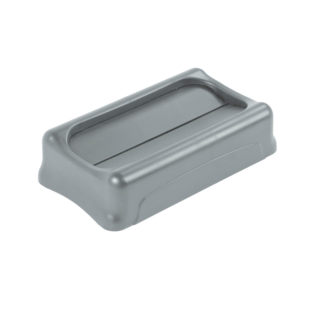 Couvercle oscillant pour Rubbermaid Slim Jim®, gris Illustration du produit: Couvercle oscillant pour Rubbermaid Slim Jim®, gris