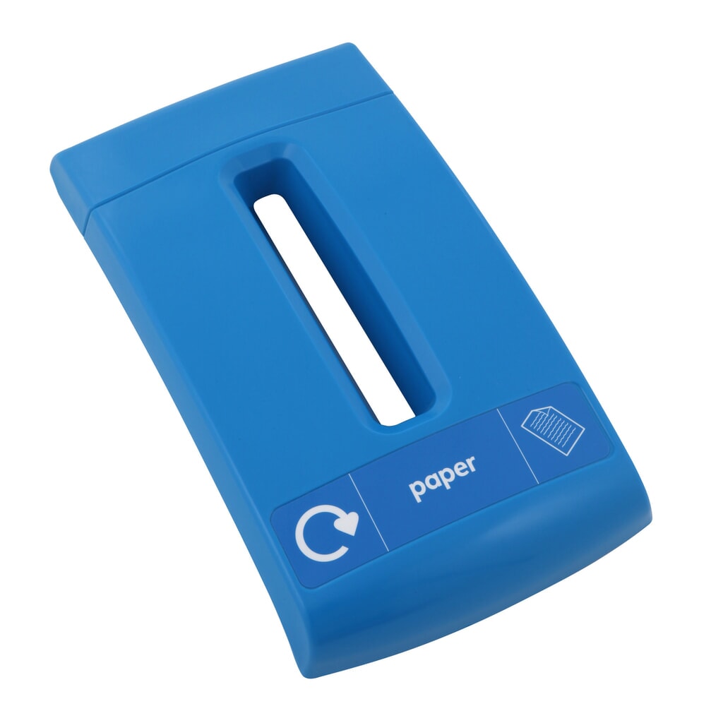 Couvercle papier ENVIROBIN, bleu Illustration du produit: Couvercle papier ENVIROBIN, bleu