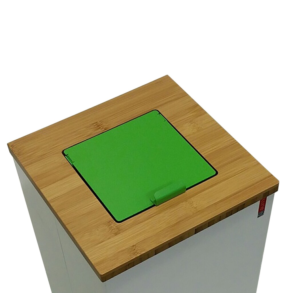 Illustration du produit: Couvercle pour poubelles Paxa Medium LUNE, vert