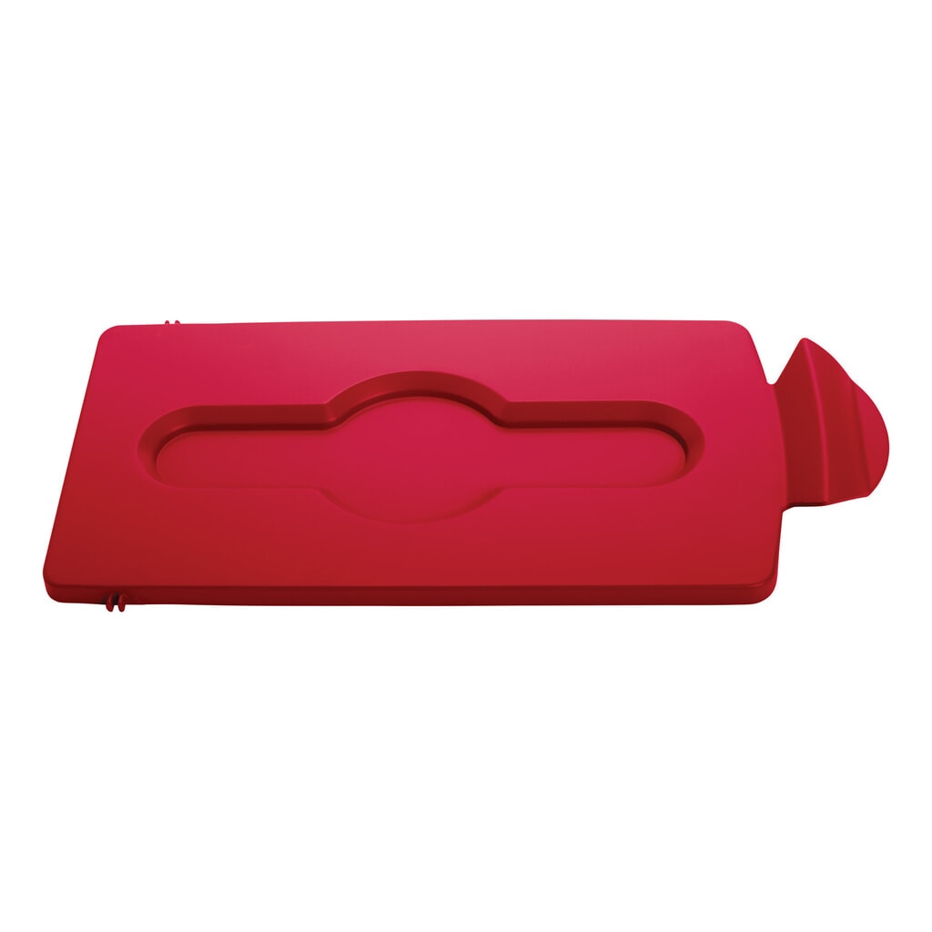 Couvercle pour station de recyclage Rubbermaid® Slim Jim, fermé