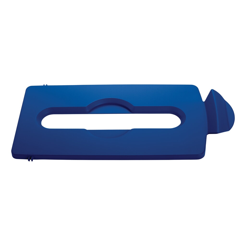 Couvercle pour station de recyclage Rubbermaid® Slim Jim, ouverture pour l'introduction du papier