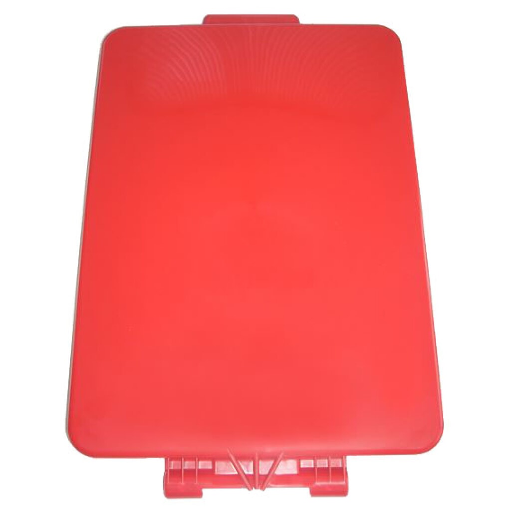 Couvercle pour support de sacs poubelle, pour 2x 70 litres, rouge Illustration du produit: Couvercle pour support de sacs poubelle, pour 2x 70 litres, rouge