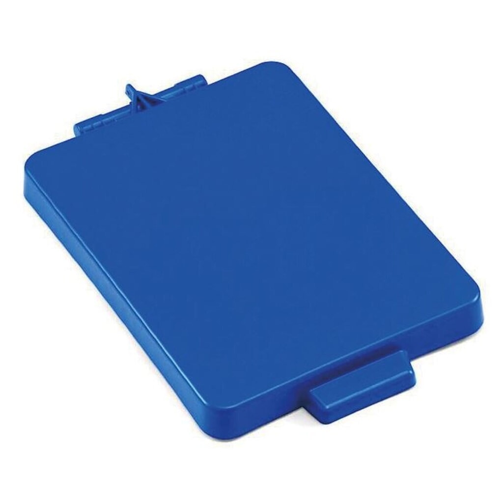 Couvercle pour support de sacs poubelle, pour 2x 70 litres, bleu Illustration du produit: Couvercle pour support de sacs poubelle, pour 2x 70 litres, bleu