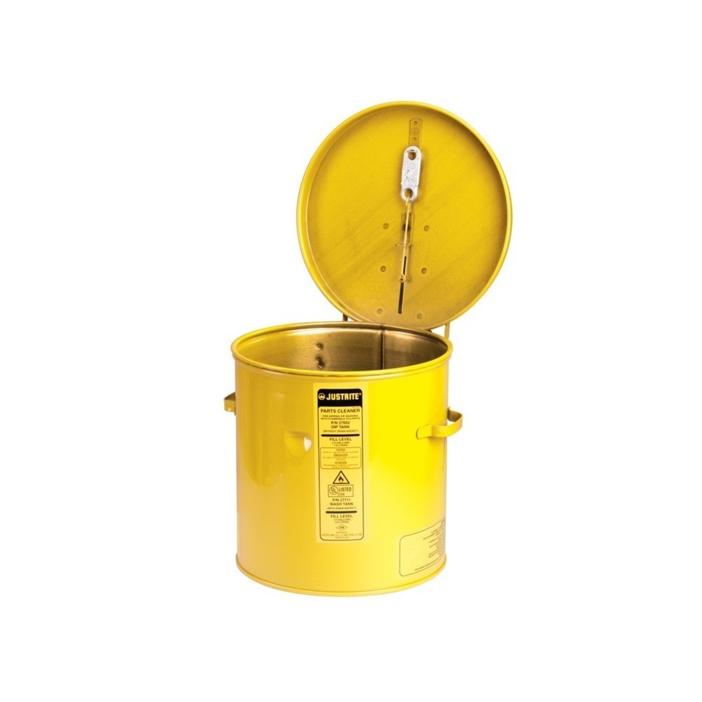 Numéro de l'image du produit 1: Cuve de lavage et à immersion Justrite, jaune, 8 litres