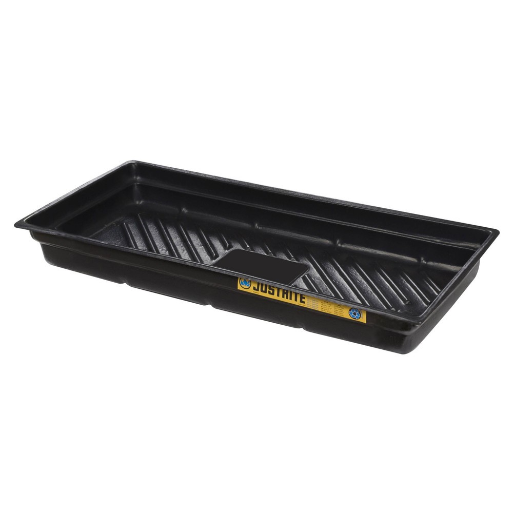 N° de l'image du produit 1 : Cuve de récupération Justrite, dimensions intérieures 96 x 66 cm, capacité 75 l