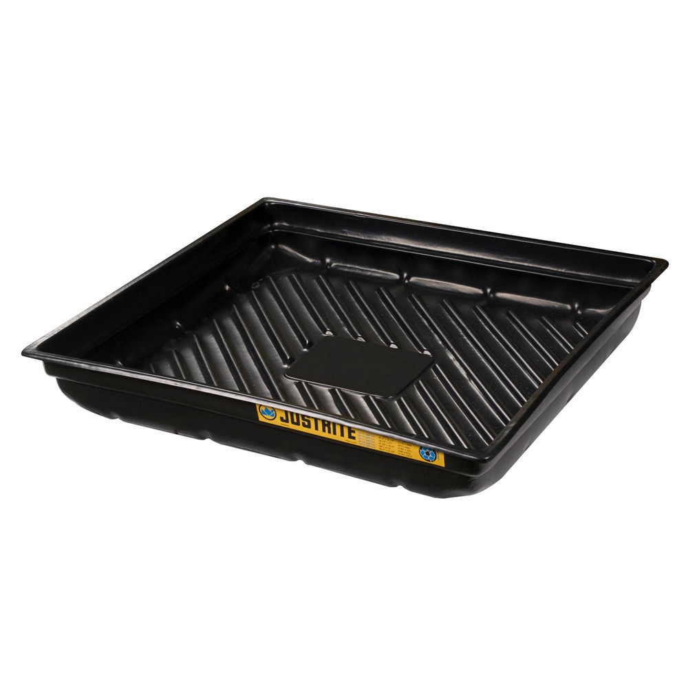 N° de l'image du produit 1 : Cuve de récupération Justrite, dimensions intérieures 96 x 86 cm, capacité 87 l