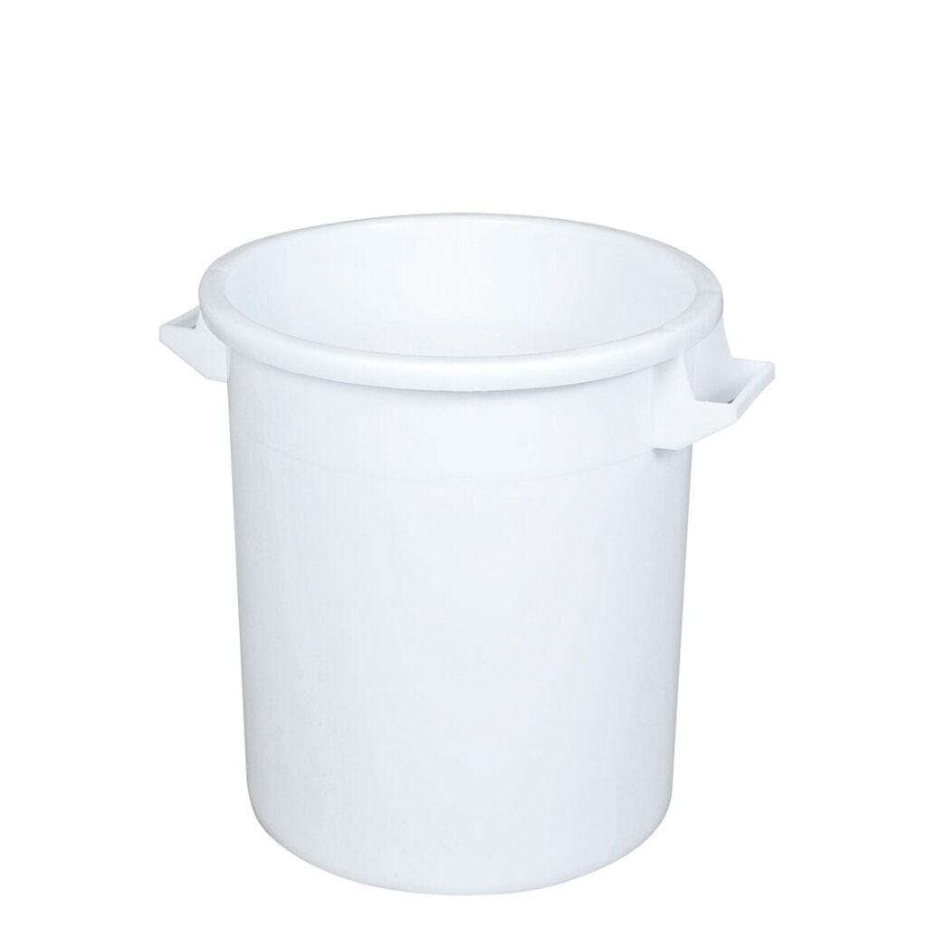 Poubelle ronde, Ø haut/bas 390/315 mm, hauteur 415 mm, 35 litres, blanc Illustration du produit: Poubelle ronde, Ø haut/bas 390/315 mm, hauteur 415 mm, 35 litres, blanc