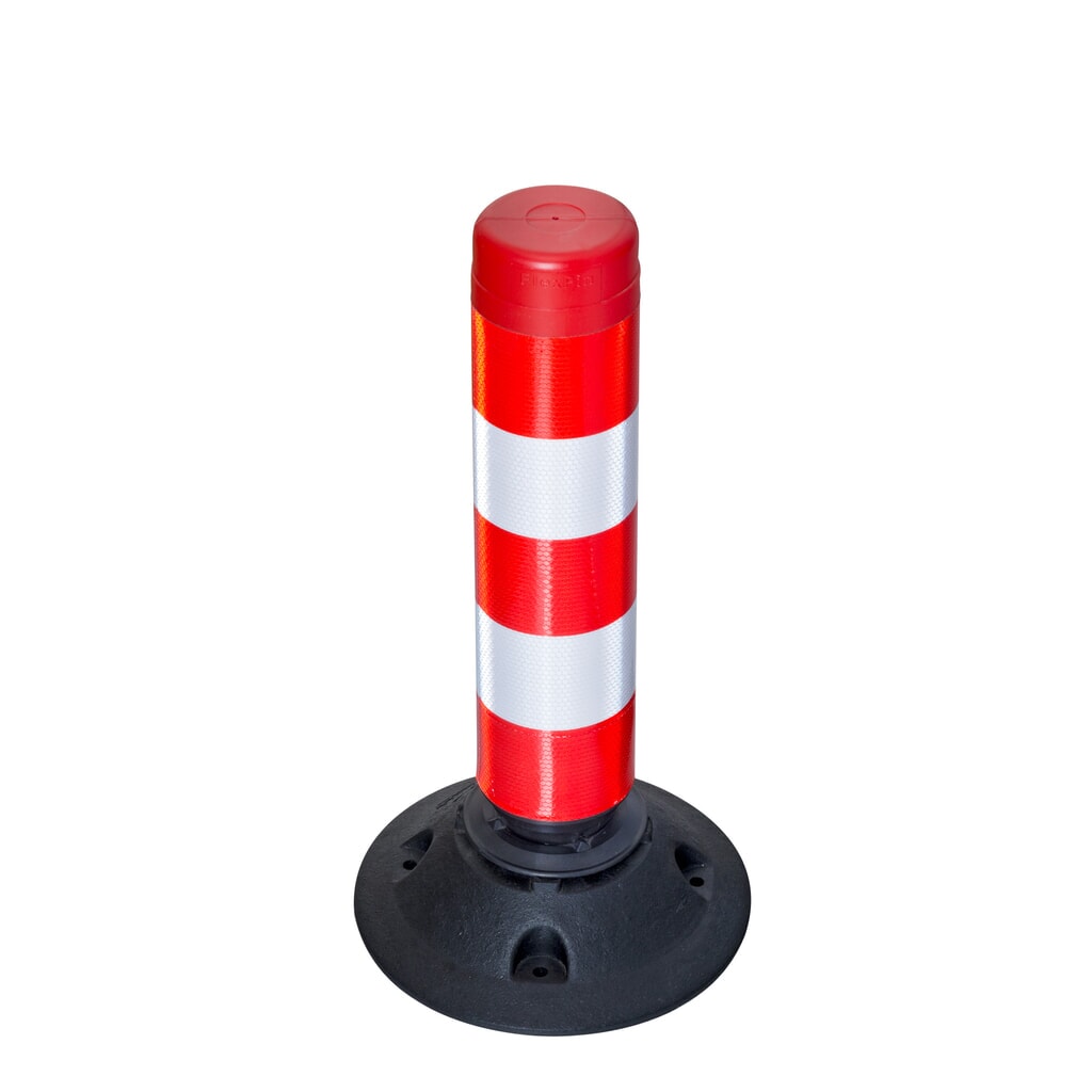 Illustration du produit: Cylindre de signalisation FlexPin, rouge/blanc, 460 mm
