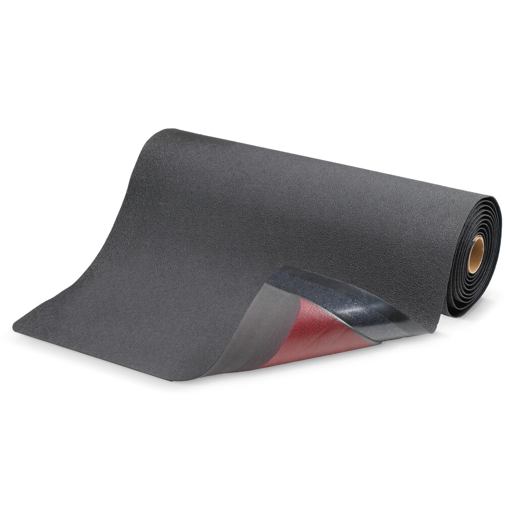 Dalle anti-fatigue, surface en caoutchouc, face arrière en vinyle, lxP 610 x 910 mm Illustration du produit: Dalle anti-fatigue, surface en caoutchouc, face arrière en vinyle, lxP 610 x 910 mm