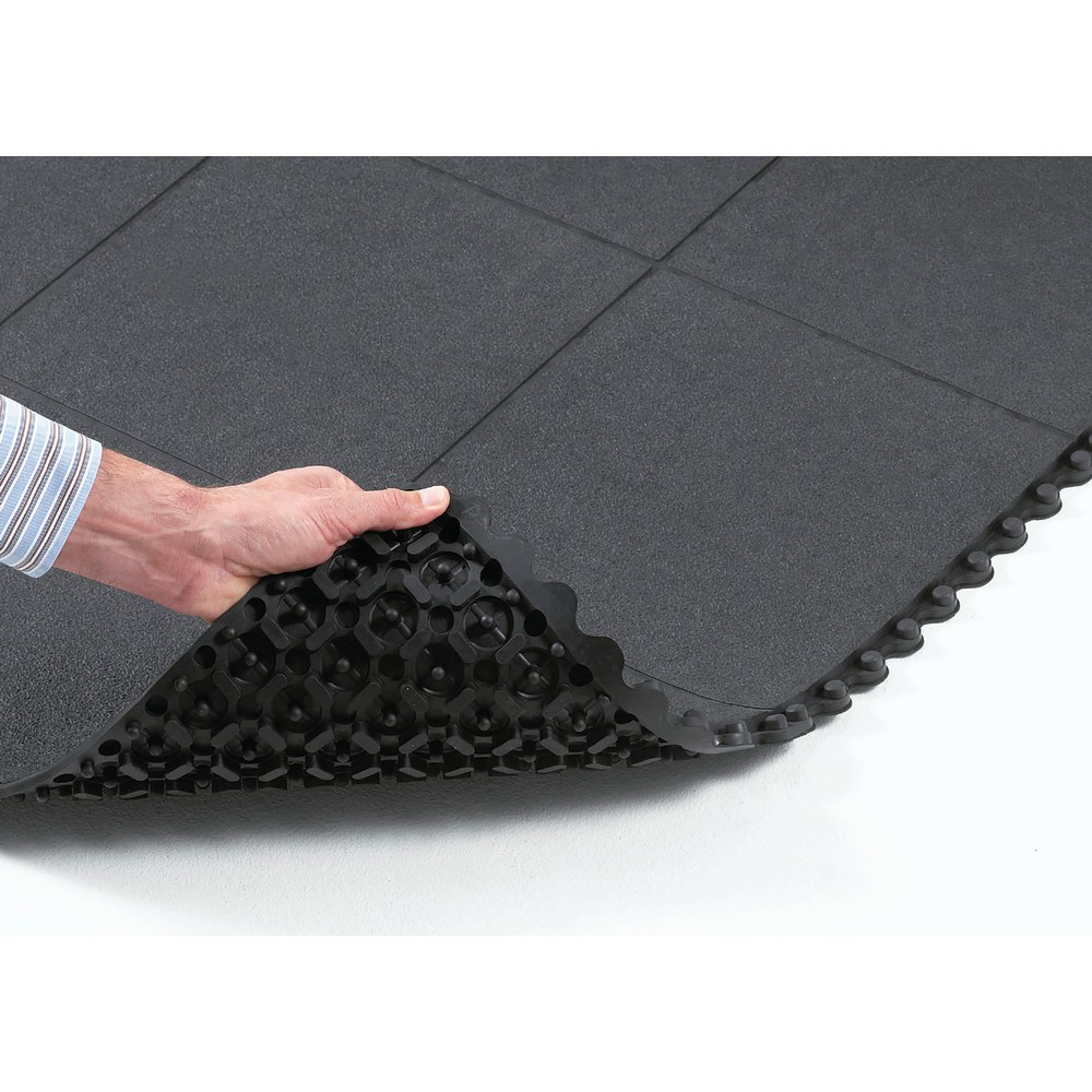 Numéro de l'image du produit 2: Dalle de sol pour postes de travail de montage, système emboîtable, pleine, lxP 910 x 910 mm