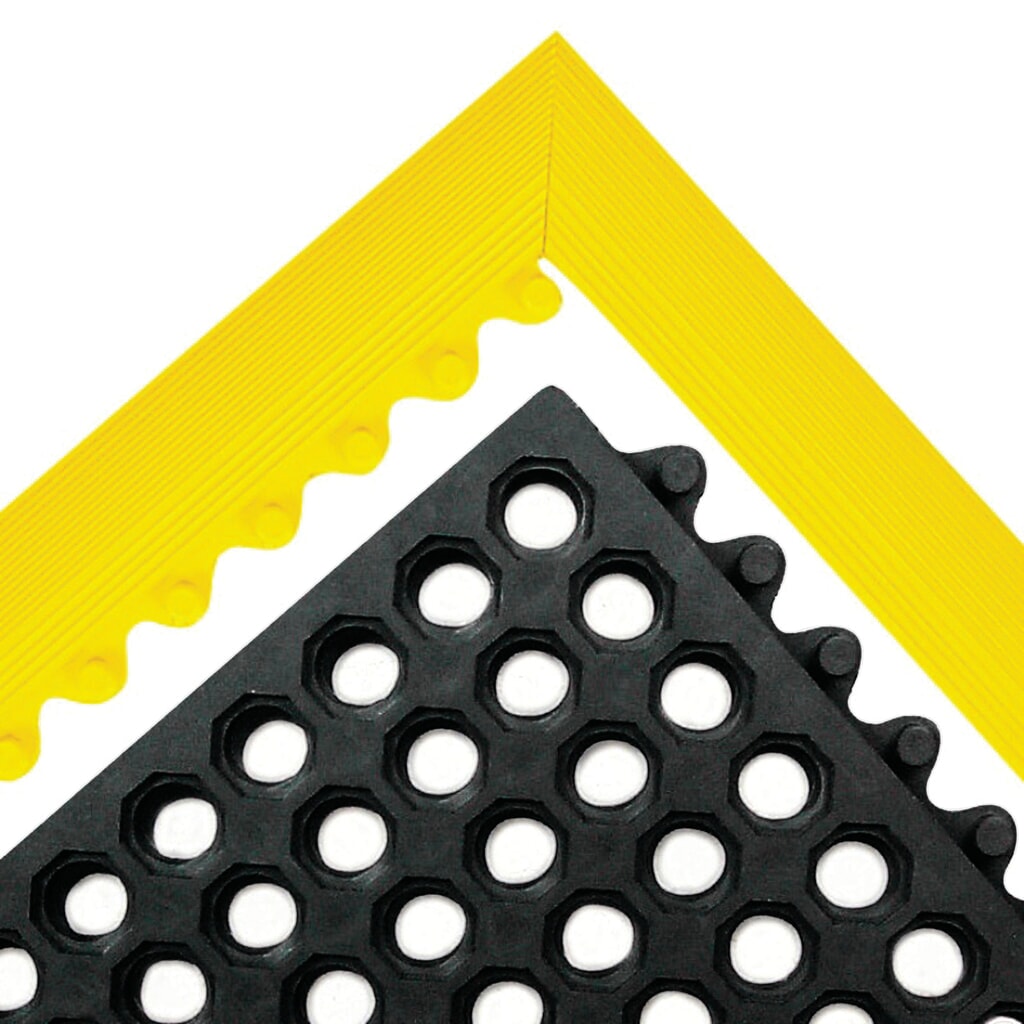 Dalle de sol pour postes de travail de montage, système emboîtable, perforée, lxP 910 x 910 mm N° de l'image du produit 3 : Dalle de sol pour postes de travail de montage, système emboîtable, perforée, lxP 910 x 910 mm