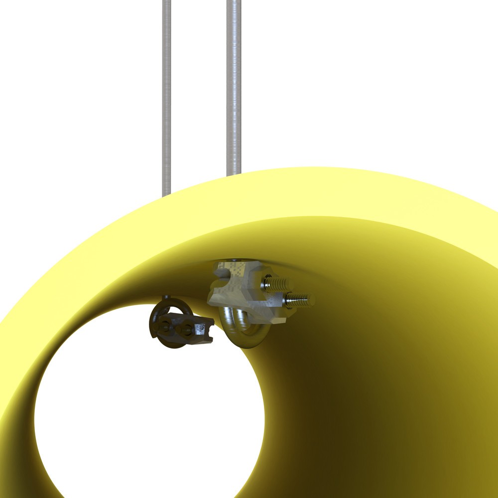 Numéro de l'image du produit 9: dancop Limiteur de hauteur « Papa », suspendu, Ø 140 mm, longueur 2 000 mm