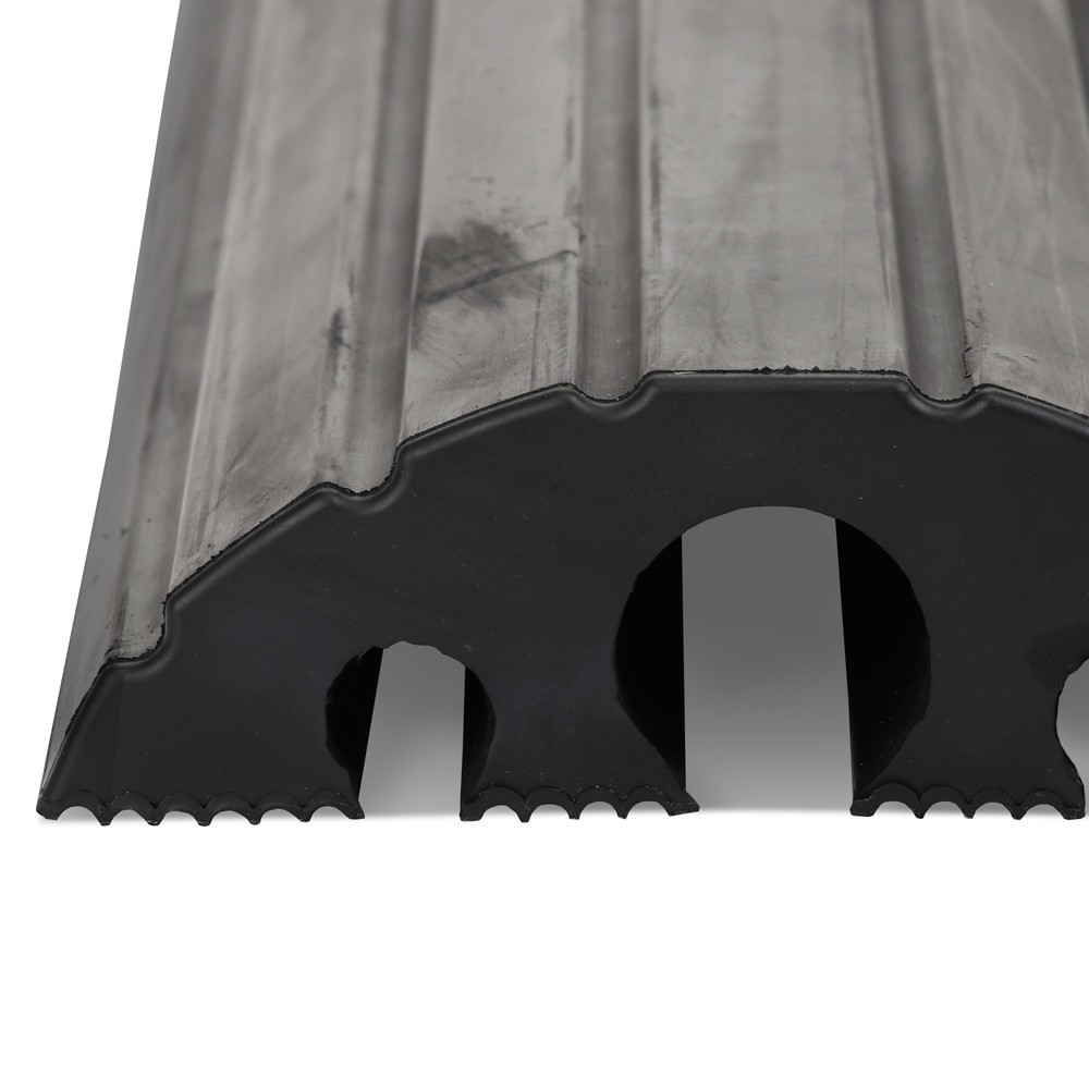 Numéro de l'image du produit 10: dancop Passage pour flexibles et câbles, coude, largeur 1 200 mm, noir