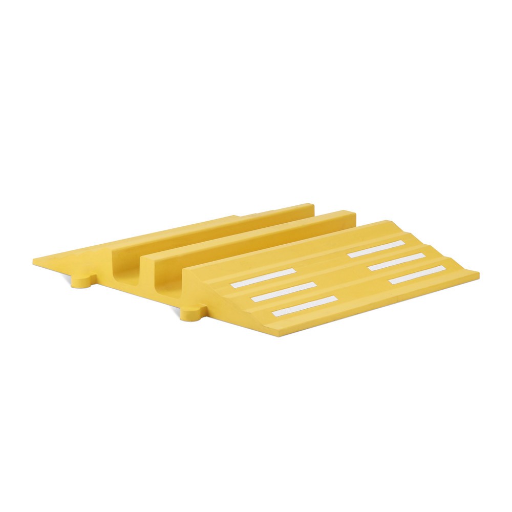 N° de l'image du produit 2 : dancop Passage pour flexibles et câbles, rampe, largeur 680 mm, jaune