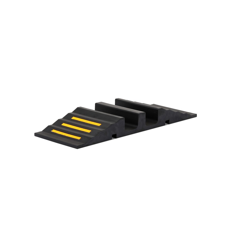Numéro de l'image du produit 4: dancop Passage pour flexibles et câbles, rampe, largeur 300 mm, noir