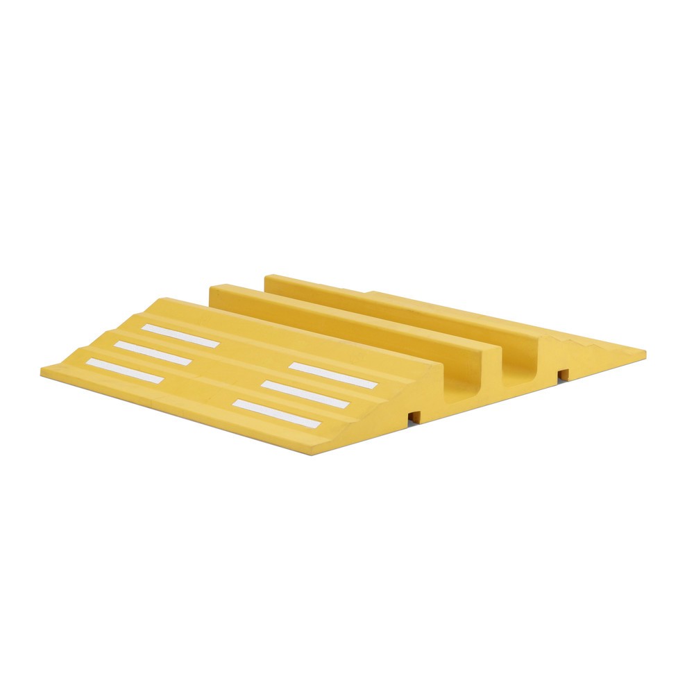 N° de l'image du produit 4 : dancop Passage pour flexibles et câbles, rampe, largeur 680 mm, jaune
