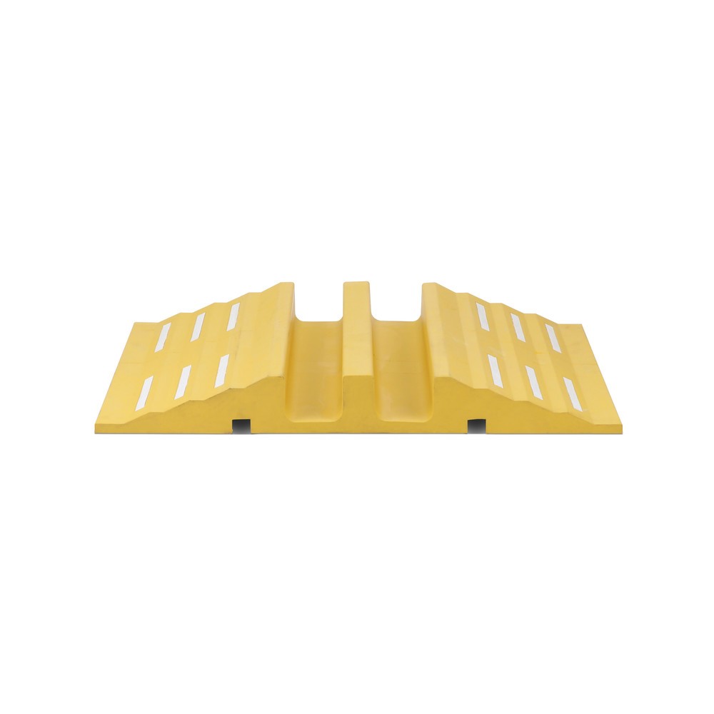 N° de l'image du produit 5 : dancop Passage pour flexibles et câbles, rampe, largeur 680 mm, jaune
