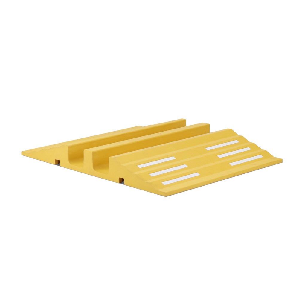 N° de l'image du produit 6 : dancop Passage pour flexibles et câbles, rampe, largeur 680 mm, jaune