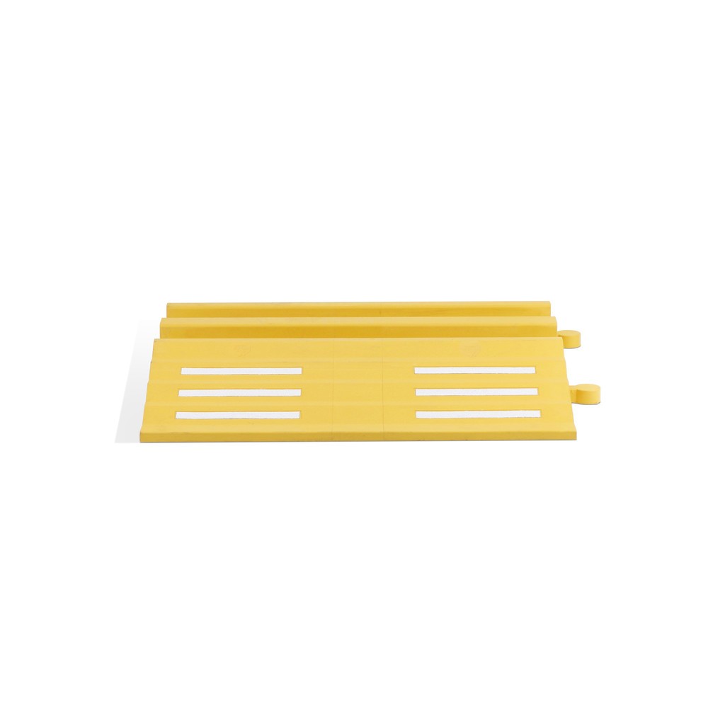 N° de l'image du produit 7 : dancop Passage pour flexibles et câbles, rampe, largeur 680 mm, jaune