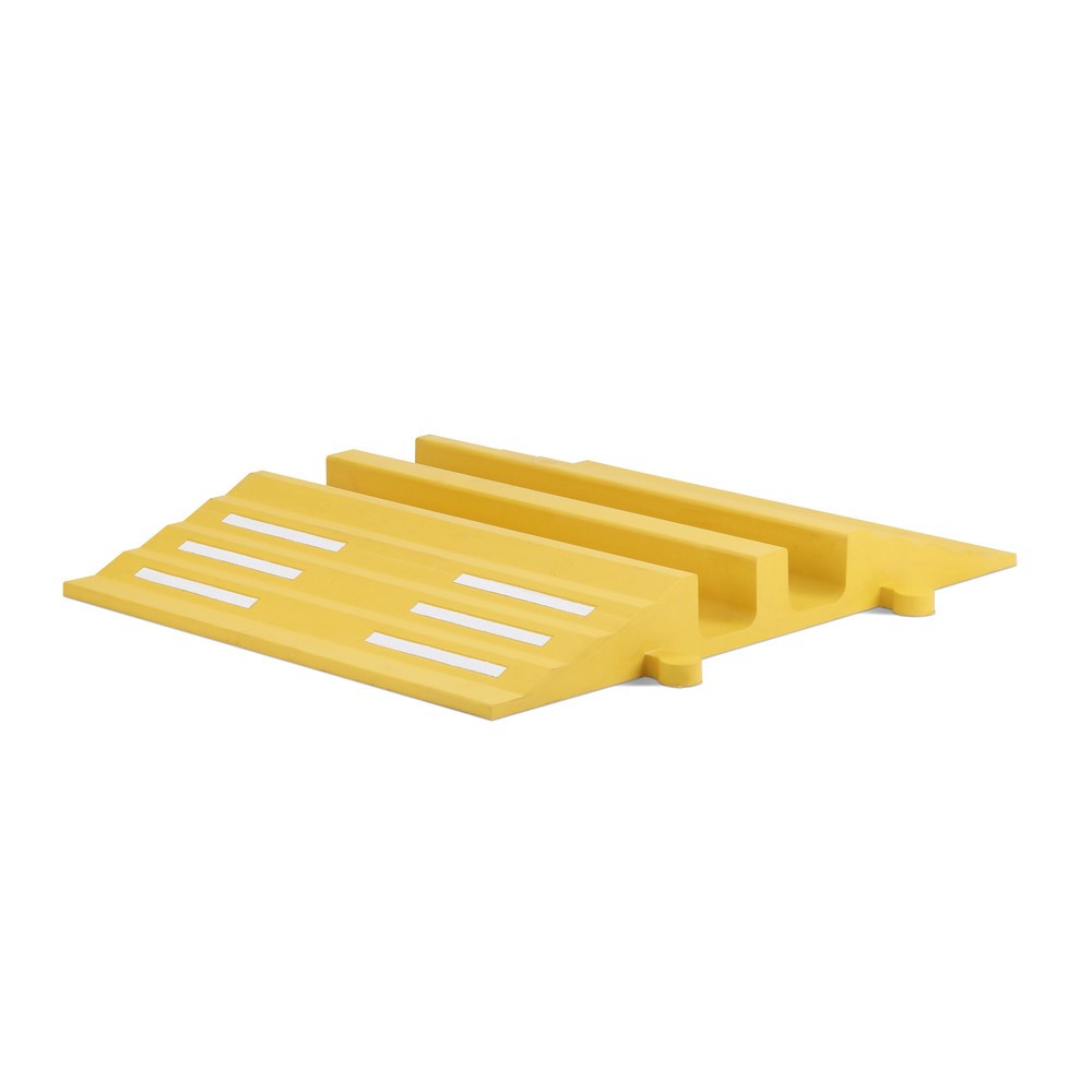 N° de l'image du produit 8 : dancop Passage pour flexibles et câbles, rampe, largeur 680 mm, jaune