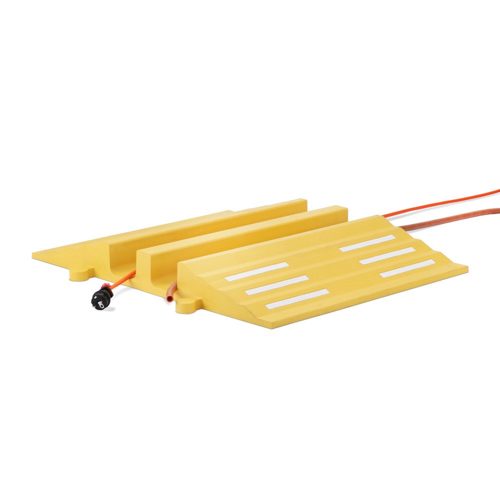 N° de l'image du produit 11 : dancop Passage pour flexibles et câbles, rampe, largeur 680 mm, jaune