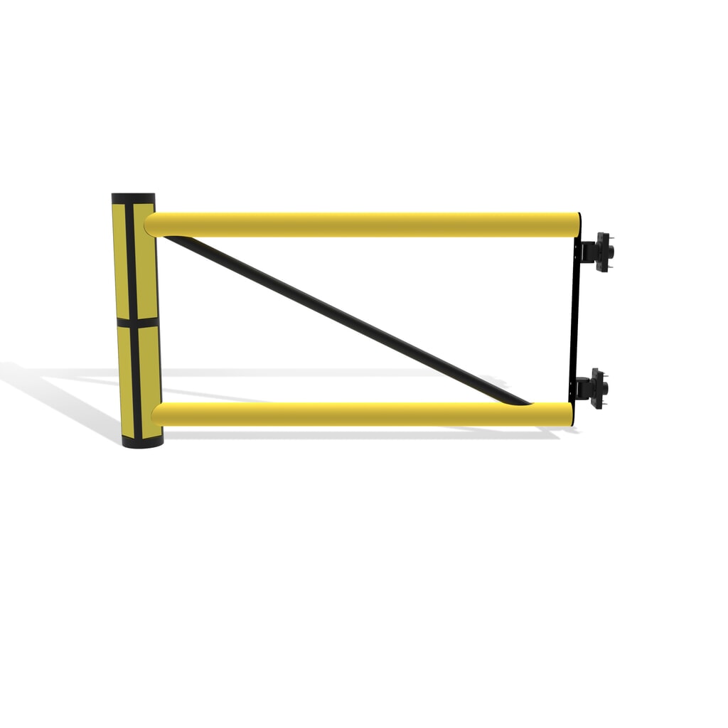 N° de l'image du produit 3 : dancop Porte battante pour garde-corps de sécurité « Delta », H x l 1 200 x 1 200 mm