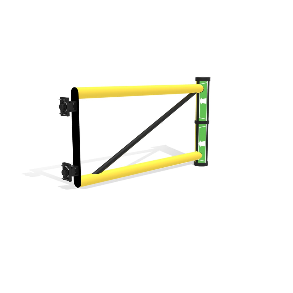 dancop Porte battante pour garde-corps de sécurité « Delta », H x l 1 200 x 1 200 mm N° de l'image du produit 6 : dancop Porte battante pour garde-corps de sécurité « Delta », H x l 1 200 x 1 200 mm
