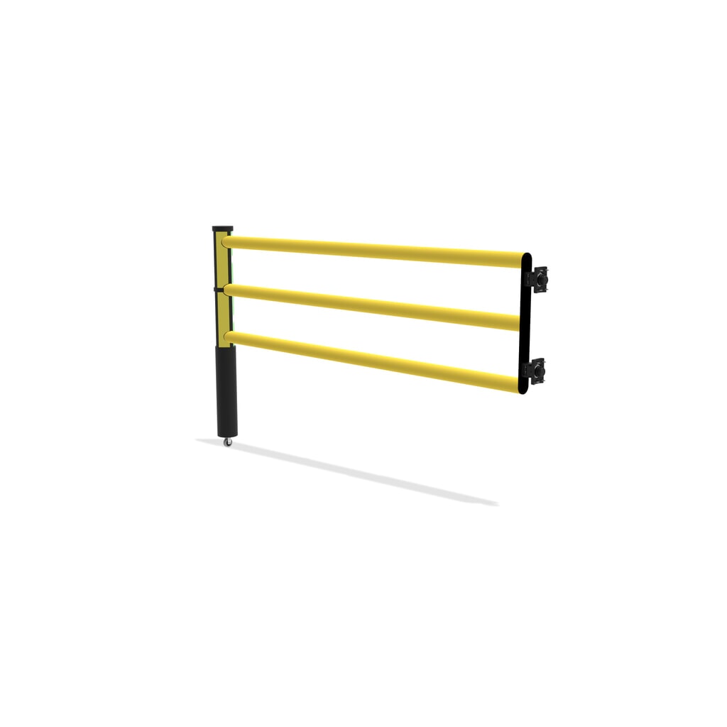 dancop Porte battante pour garde-corps de sécurité « Delta », H x l 1 200 x 2 000 mm, avec rouleau N° de l'image du produit 6 : dancop Porte battante pour garde-corps de sécurité « Delta », H x l 1 200 x 2 000 mm, avec rouleau
