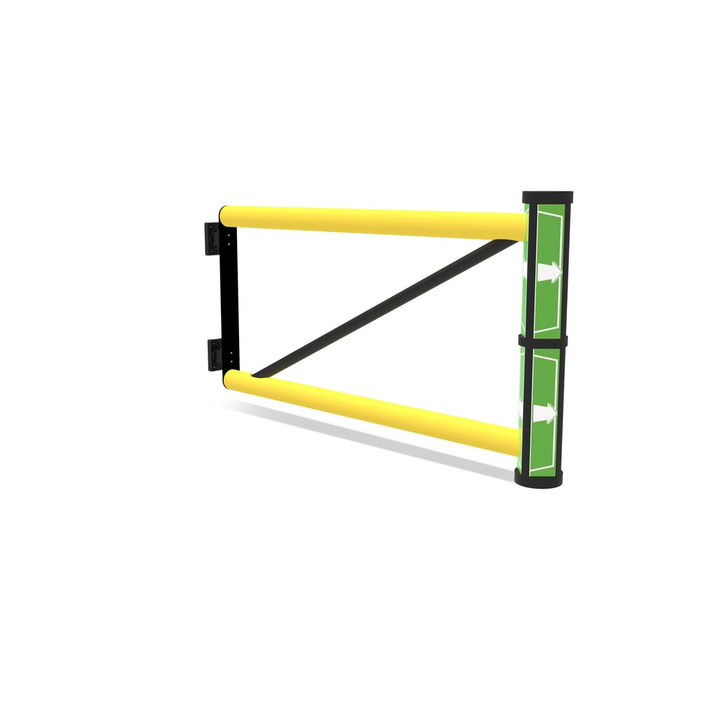 dancop Porte battante pour garde-corps de sécurité « Delta », H x l 1 200 x 1 200 mm N° de l'image du produit 8 : dancop Porte battante pour garde-corps de sécurité « Delta », H x l 1 200 x 1 200 mm