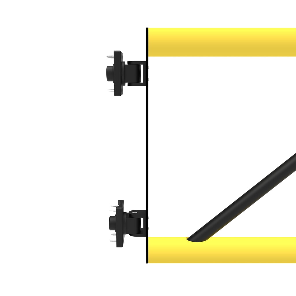 dancop Porte battante pour garde-corps de sécurité « Delta », H x l 1 200 x 1 200 mm N° de l'image du produit 10 : dancop Porte battante pour garde-corps de sécurité « Delta », H x l 1 200 x 1 200 mm