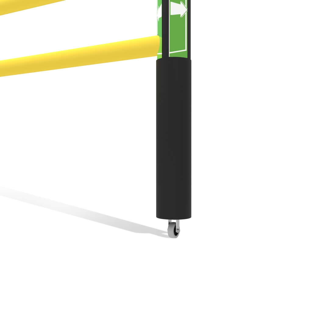 dancop Porte battante pour garde-corps de sécurité « Delta », H x l 1 200 x 1 500 mm, avec rouleau N° de l'image du produit 10 : dancop Porte battante pour garde-corps de sécurité « Delta », H x l 1 200 x 1 500 mm, avec rouleau