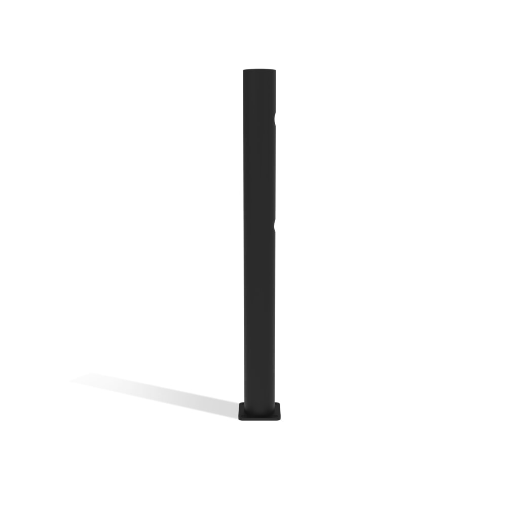 dancop Poteau d’extrémité pour porte battante de garde-corps de sécurité « Delta », Ø 110 mm, hauteur 1 200 mm, 90°, gauche N° de l'image du produit 7 : dancop Poteau d’extrémité pour porte battante de garde-corps de sécurité « Delta », Ø 110 mm, hauteur 1 200 mm, 90°, gauche