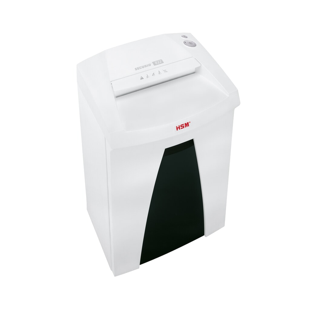 N° de l'image du produit 4 : Déchiqueteur de papier HSM SECURIO B22, coupe en bandelettes de 3,9 mm